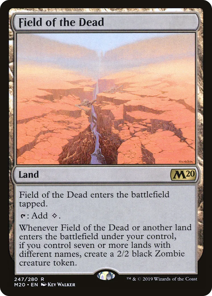 Field of the Dead — Core Set 2020 — Magic: The Gathering