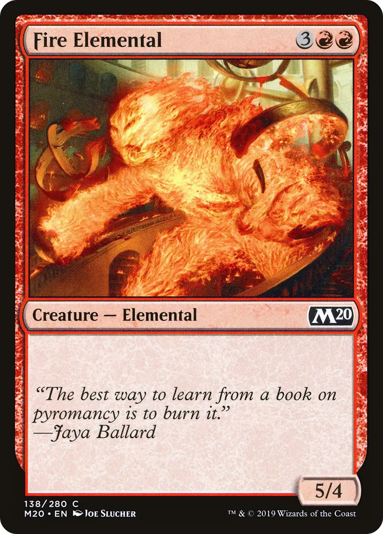 Élémental de feu — Core Set 2020 — Magic: The Gathering