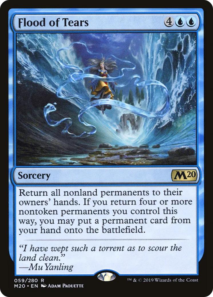 Flood of Tears — Core Set 2020 — Magic: The Gathering