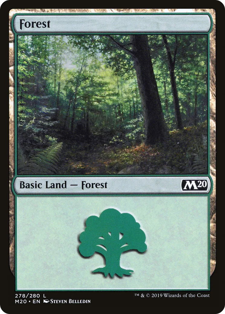 Forest — Core Set 2020 — Magic: The Gathering