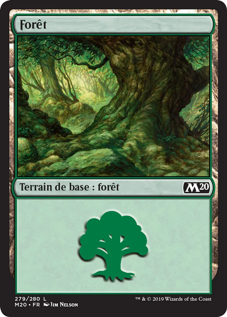 Forêt — Core Set 2020 — Magic: The Gathering