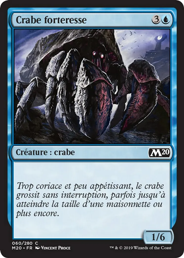Crabe forteresse — Core Set 2020 — Magic: The Gathering