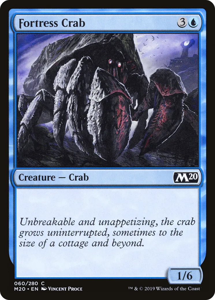 Fortress Crab — Core Set 2020 — Magic: The Gathering