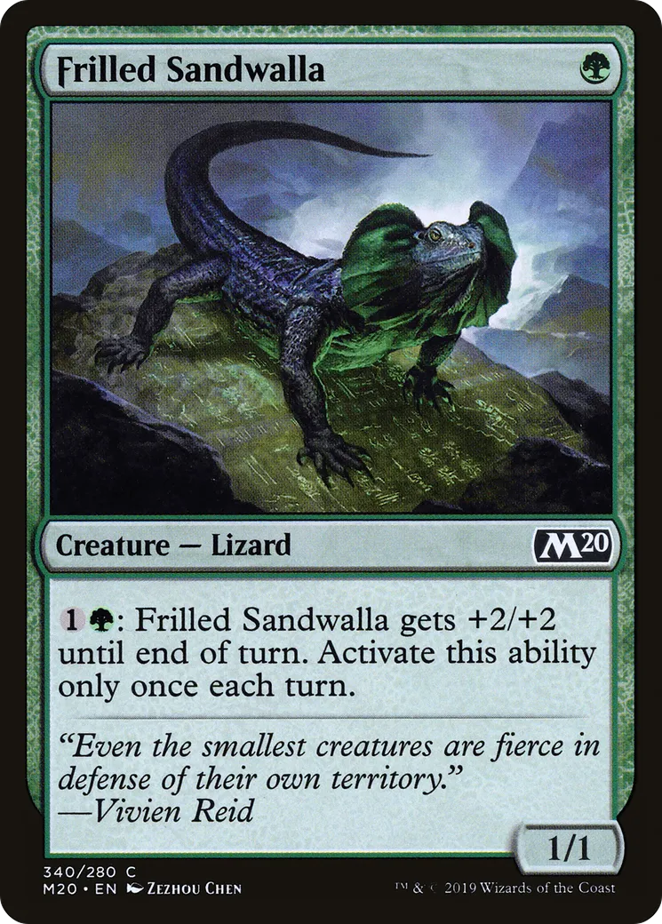 Frilled Sandwalla — Core Set 2020 — Magic: The Gathering