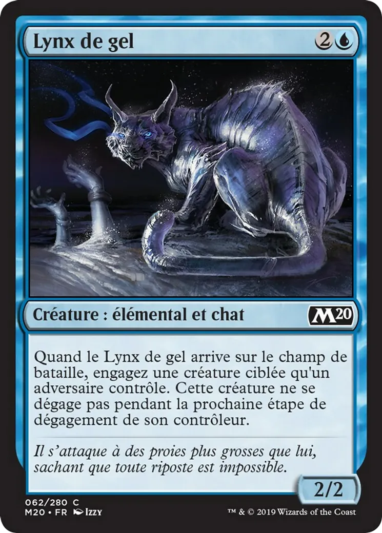 Lynx de gel — Core Set 2020 — Magic: The Gathering