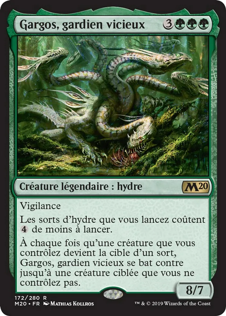 Gargos, gardien vicieux — Core Set 2020 — Magic: The Gathering