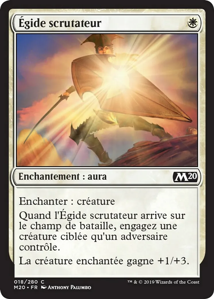 Égide scrutateur — Core Set 2020 — Magic: The Gathering