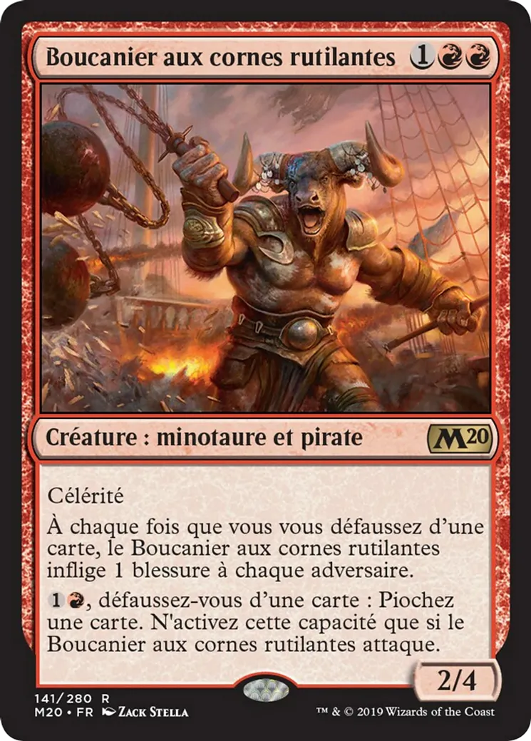 Boucanier aux cornes rutilantes — Core Set 2020 — Magic: The Gathering