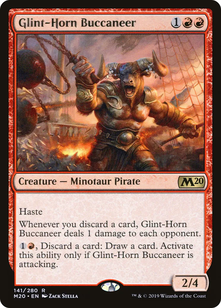 Glint-Horn Buccaneer — Core Set 2020 — Magic: The Gathering