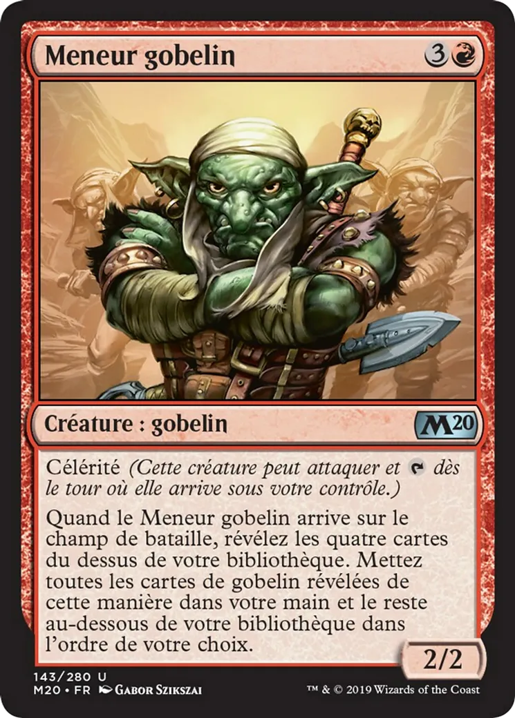 Meneur gobelin — Core Set 2020 — Magic: The Gathering