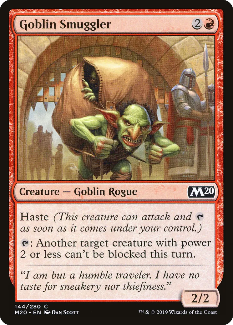 Contrebandier gobelin — Core Set 2020 — Magic: The Gathering