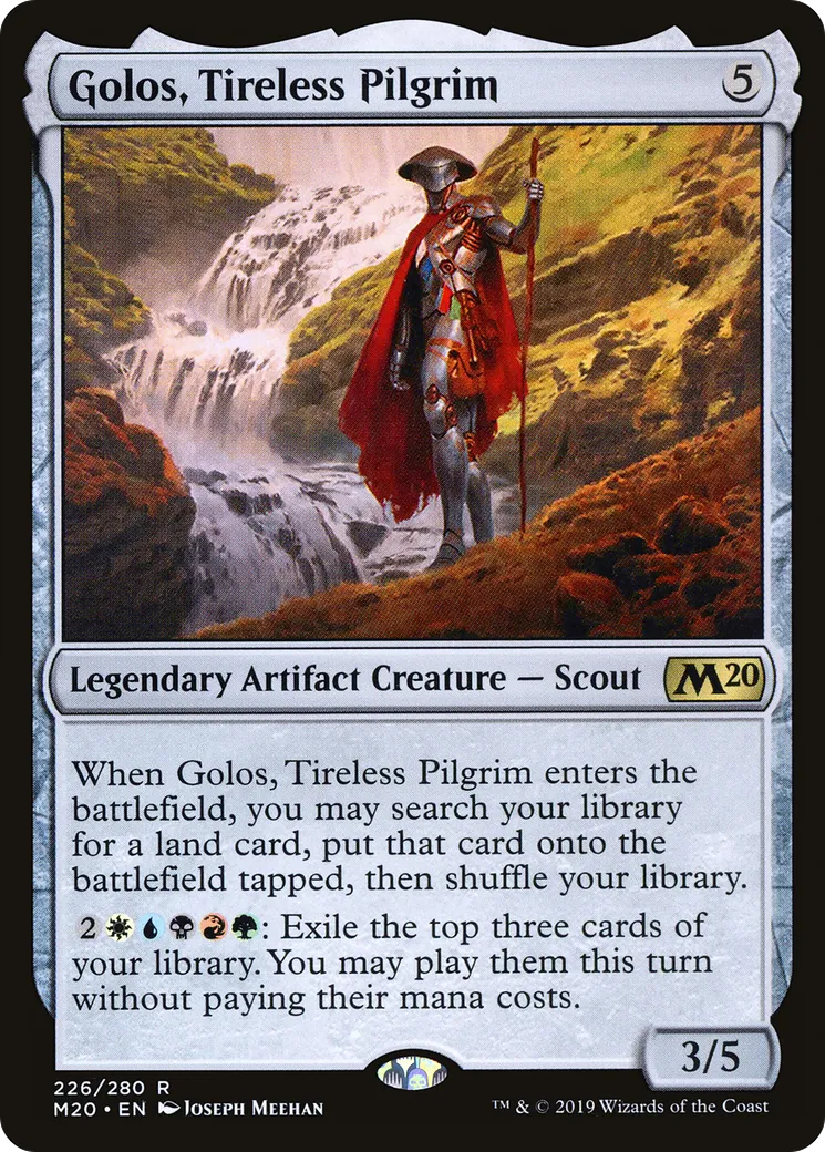 Golos, Tireless Pilgrim — Core Set 2020 — Magic: The Gathering