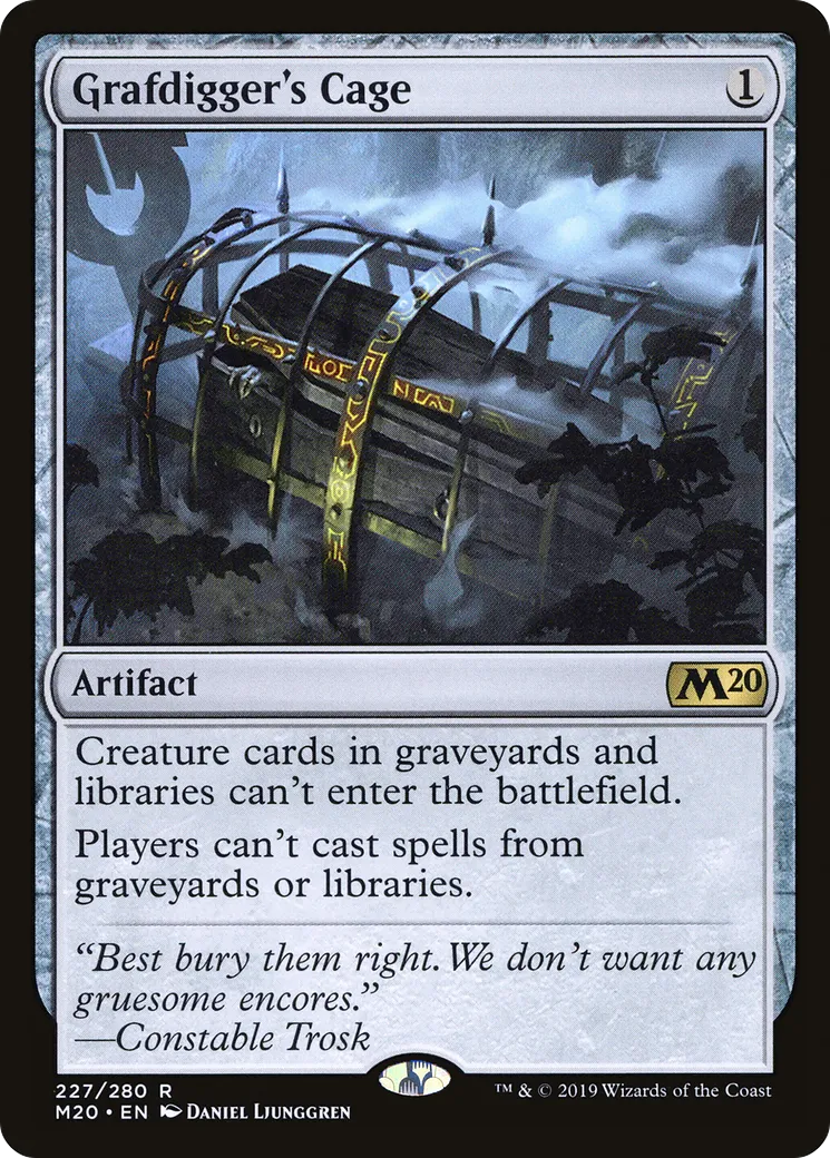 Grafdigger's Cage — Core Set 2020 — Magic: The Gathering