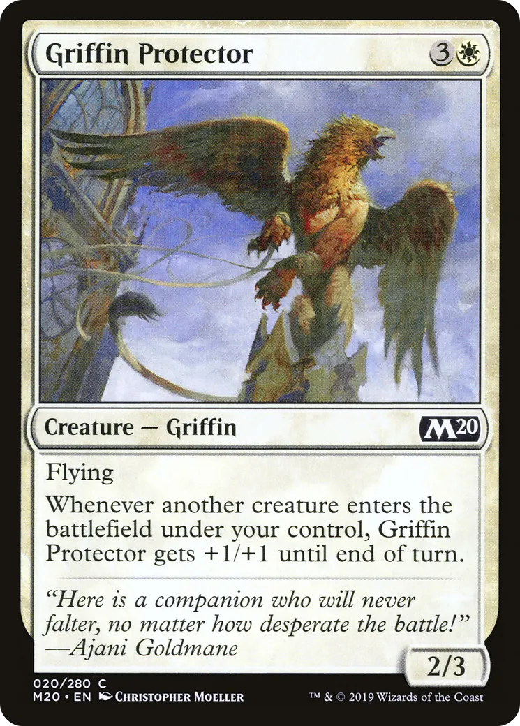 Griffin Protector from Core Set 2020 - Magic: The Gathering
