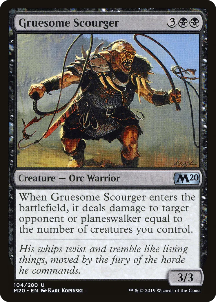 Gruesome Scourger — Core Set 2020 — Magic: The Gathering