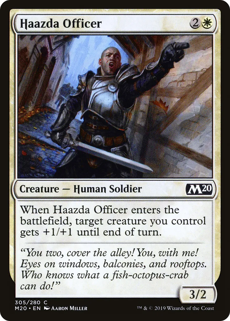 Haazda Officer — Core Set 2020 — Magic: The Gathering