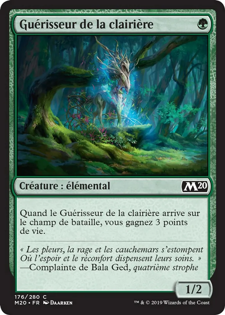 Guérisseur de la clairière from Core Set 2020 - Magic: The Gathering