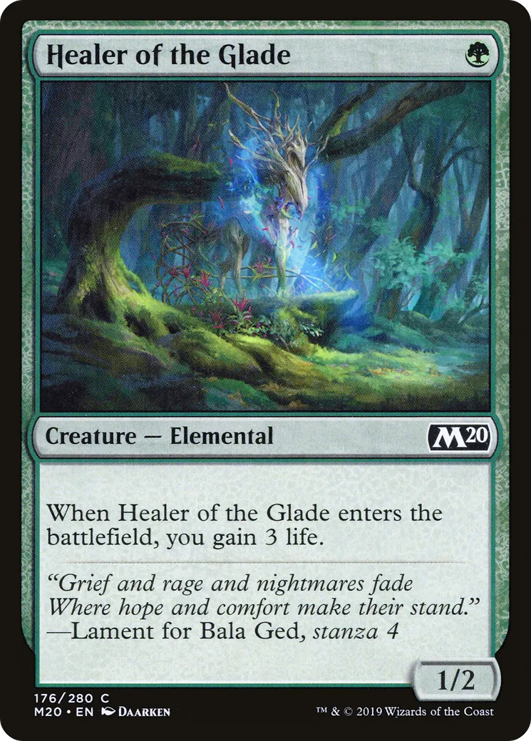Healer of the Glade — Core Set 2020 — Magic: The Gathering
