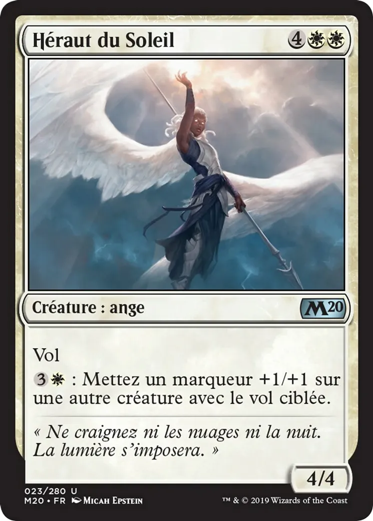 Héraut du Soleil — Core Set 2020 — Magic: The Gathering
