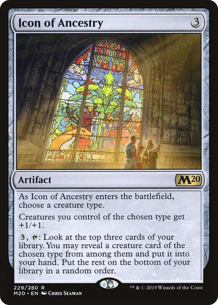 Icon of Ancestry — Core Set 2020 — Magic: The Gathering
