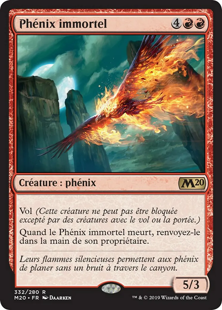 Phénix immortel — Core Set 2020 — Magic: The Gathering
