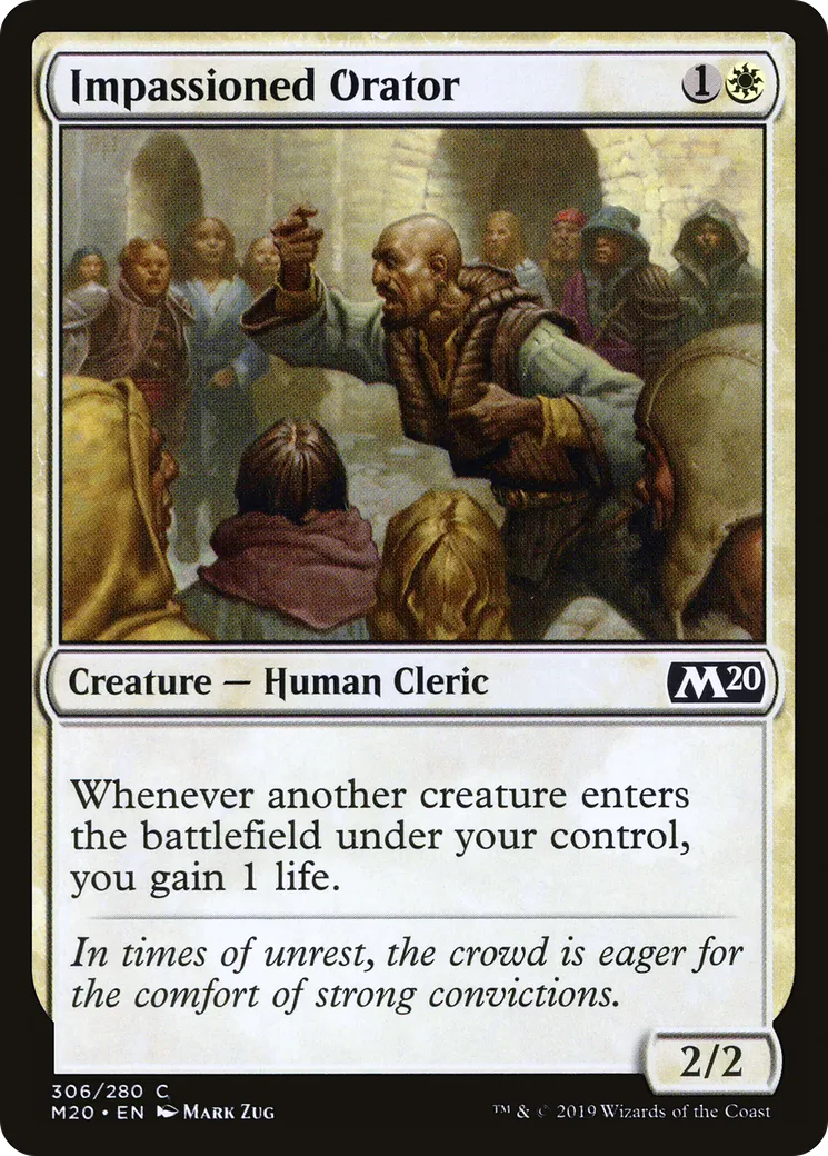 Impassioned Orator — Core Set 2020 — Magic: The Gathering