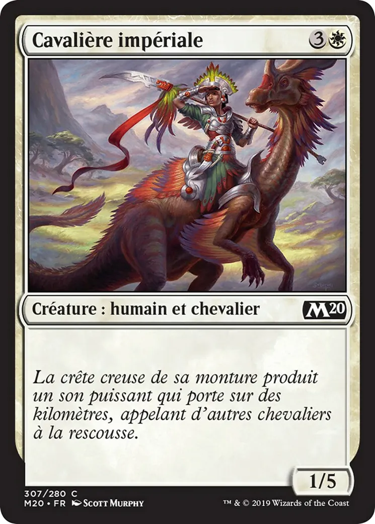 Cavalière impériale — Core Set 2020 — Magic: The Gathering