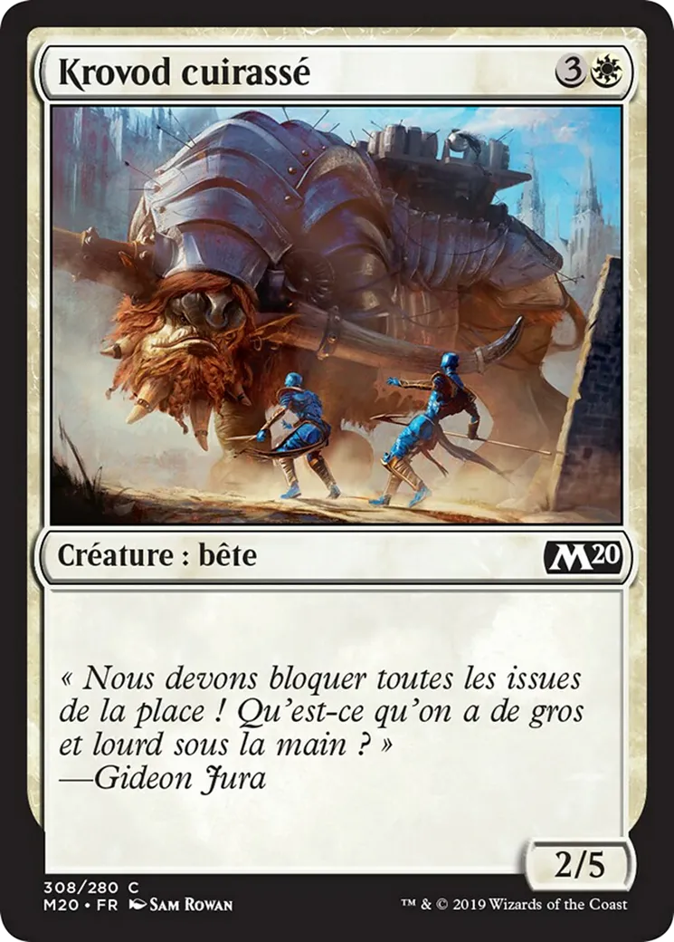 Krovod cuirassé — Core Set 2020 — Magic: The Gathering