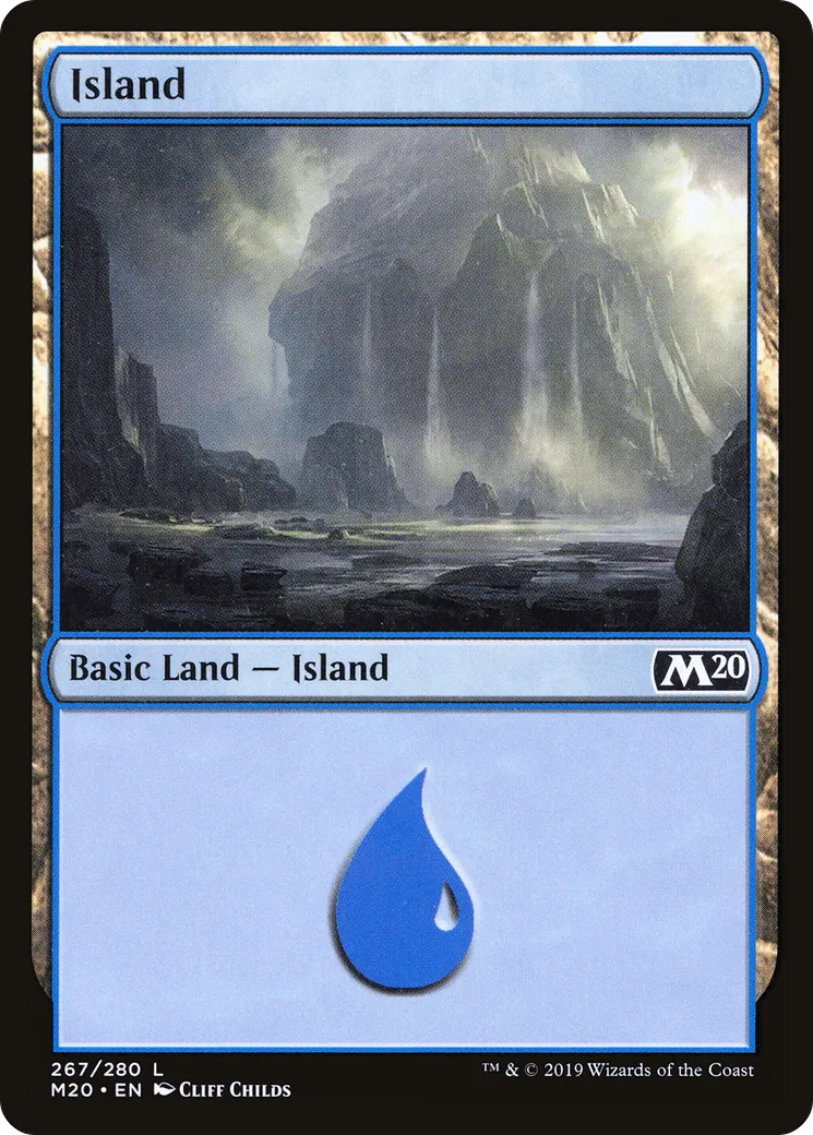 Island — Core Set 2020 — Magic: The Gathering