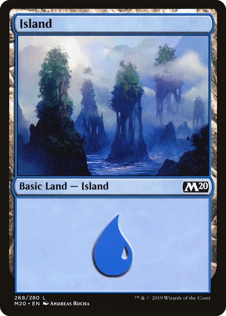 Island — Core Set 2020 — Magic: The Gathering