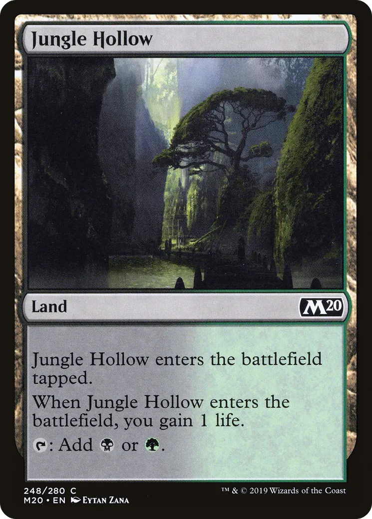 Jungle Hollow — Core Set 2020 — Magic: The Gathering