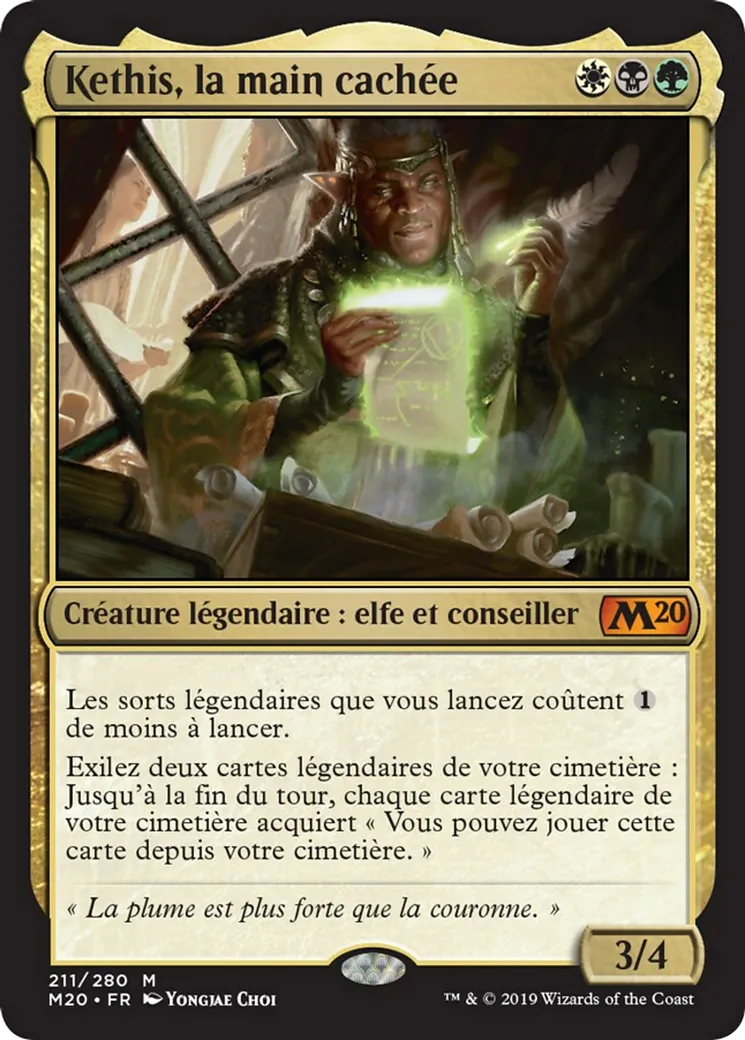 Kethis, la main cachée — Core Set 2020 — Magic: The Gathering