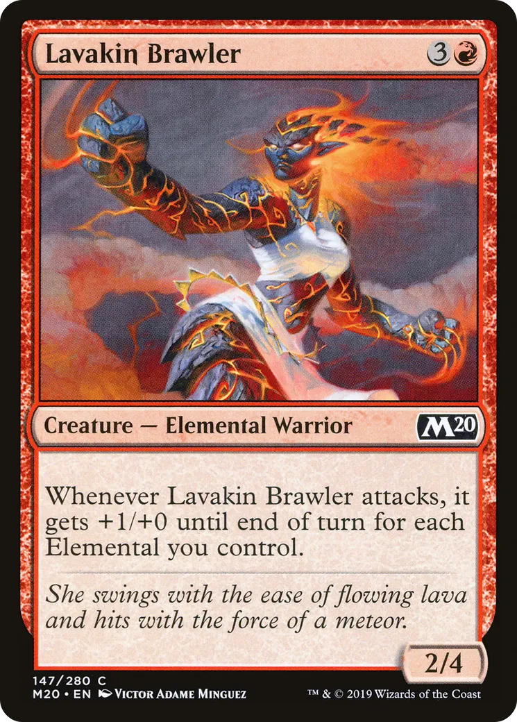 Lavakin Brawler — Core Set 2020 — Magic: The Gathering