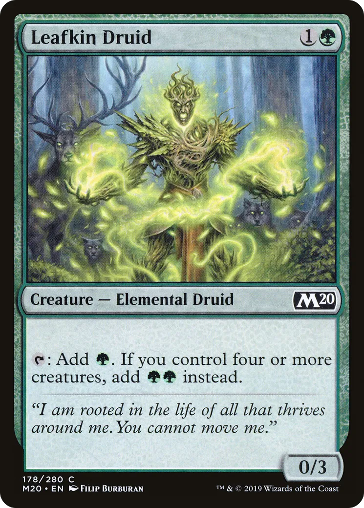 Druide sangfeuille — Core Set 2020 — Magic: The Gathering