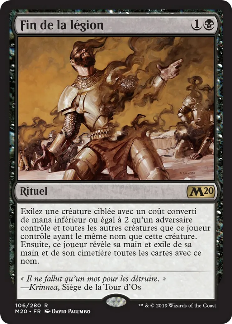 Fin de la légion — Core Set 2020 — Magic: The Gathering