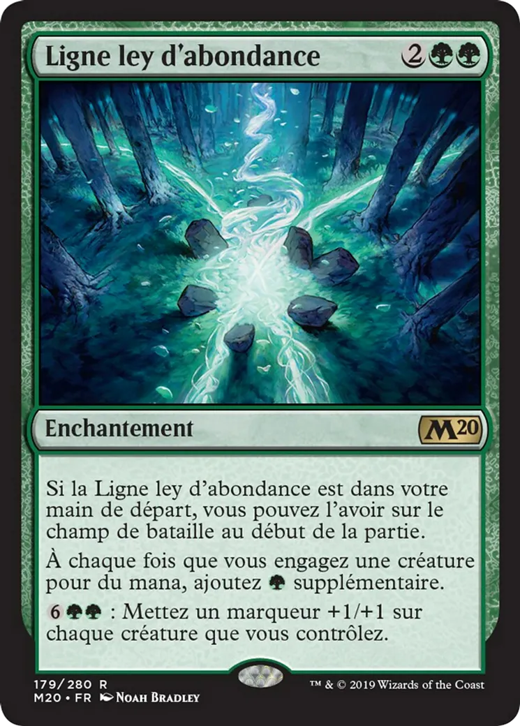 Ligne ley d'abondance — Core Set 2020 — Magic: The Gathering