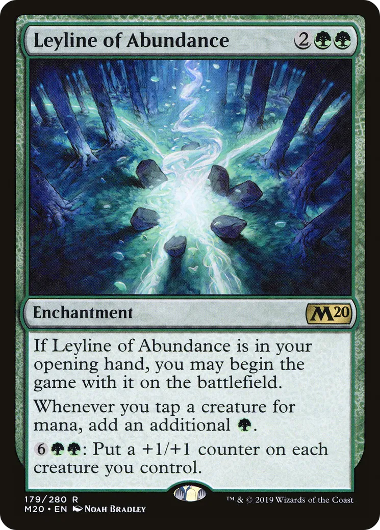 Leyline of Abundance — Core Set 2020 — Magic: The Gathering