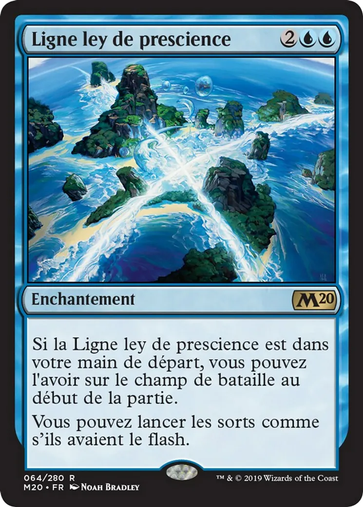 Ligne ley de prescience — Core Set 2020 — Magic: The Gathering