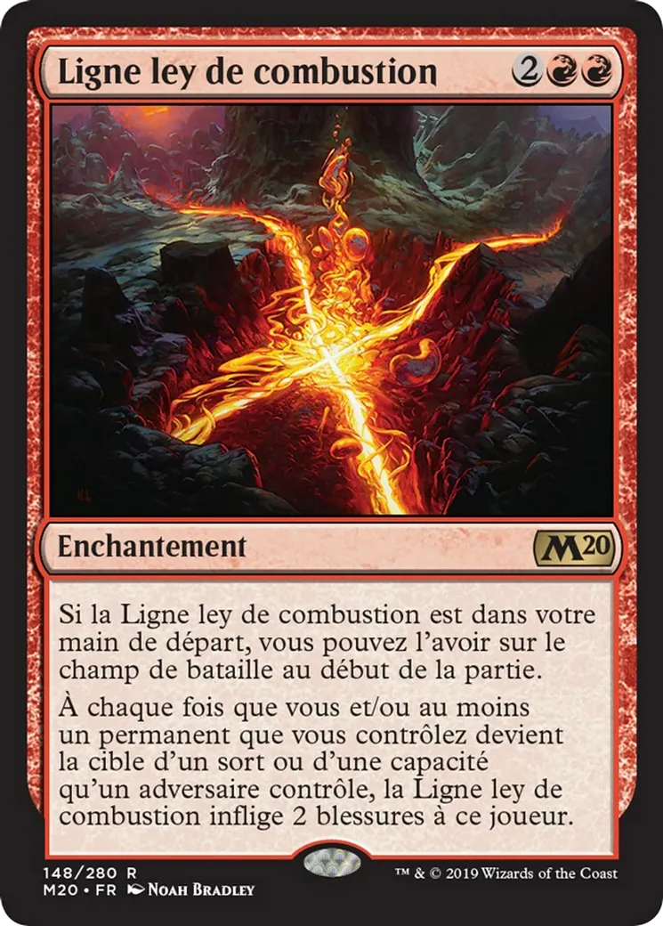 Ligne ley de combustion — Core Set 2020 — Magic: The Gathering
