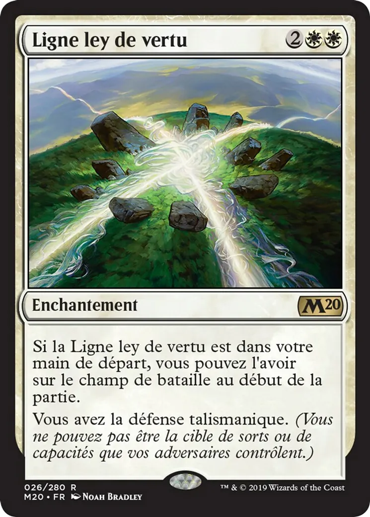Ligne ley de vertu — Core Set 2020 — Magic: The Gathering