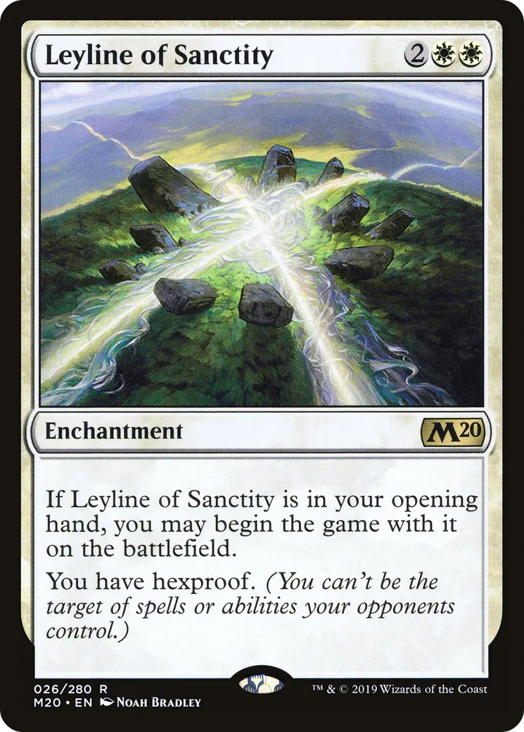 Leyline of Sanctity — Core Set 2020 — Magic: The Gathering