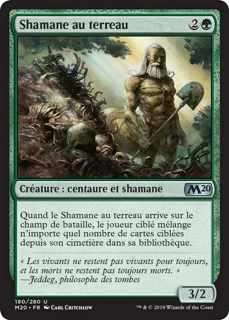 Shamane au terreau — Core Set 2020 — Magic: The Gathering