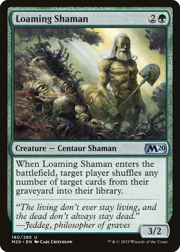 Shamane au terreau — Core Set 2020 — Magic: The Gathering
