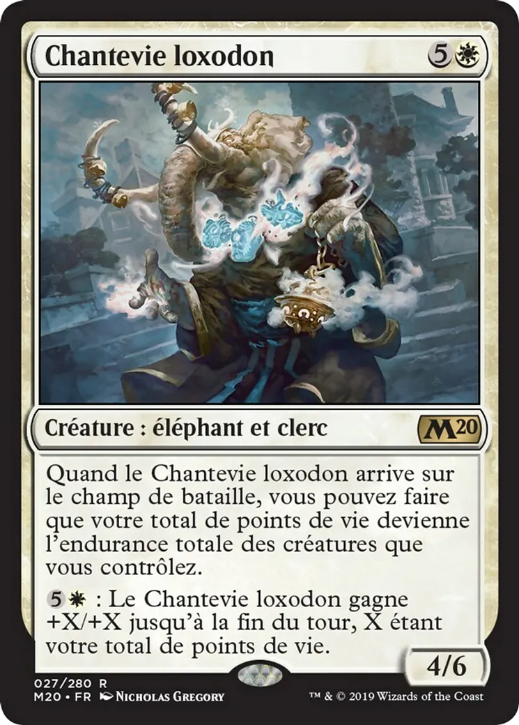 Chantevie loxodon — Core Set 2020 — Magic: The Gathering