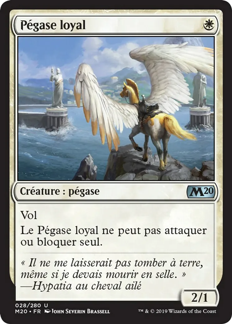 Pégase loyal — Core Set 2020 — Magic: The Gathering