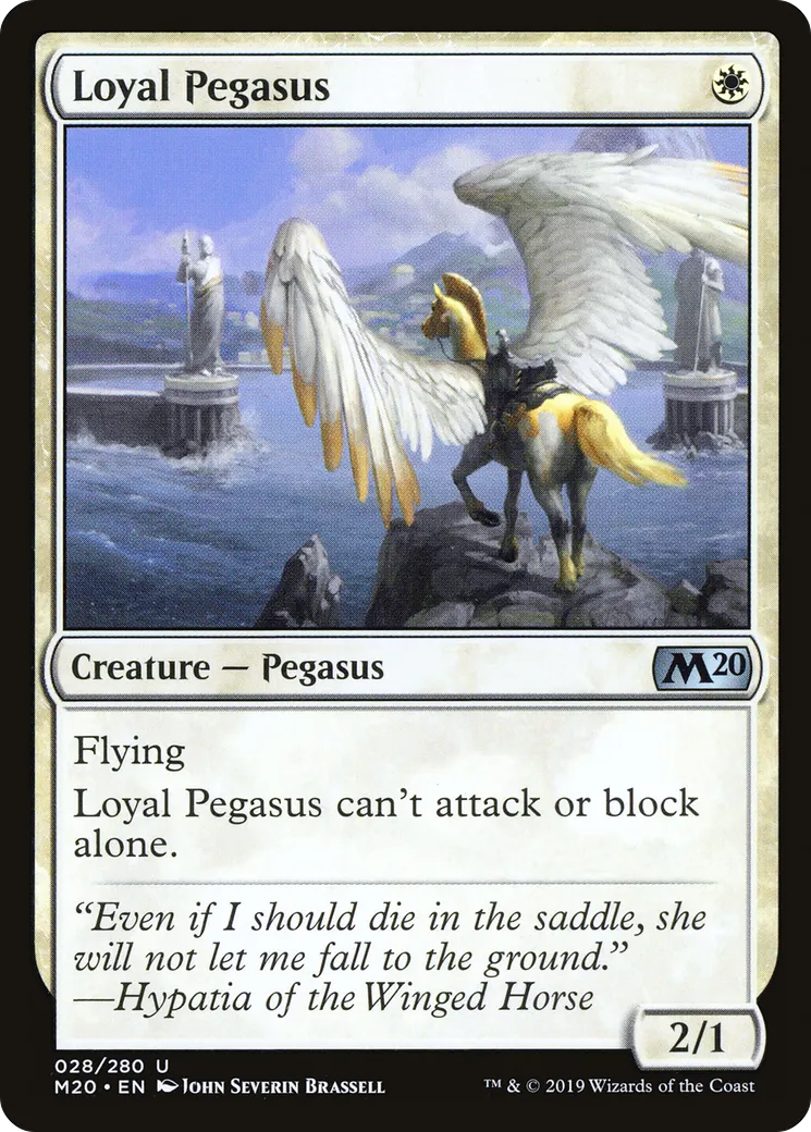 Loyal Pegasus — Core Set 2020 — Magic: The Gathering