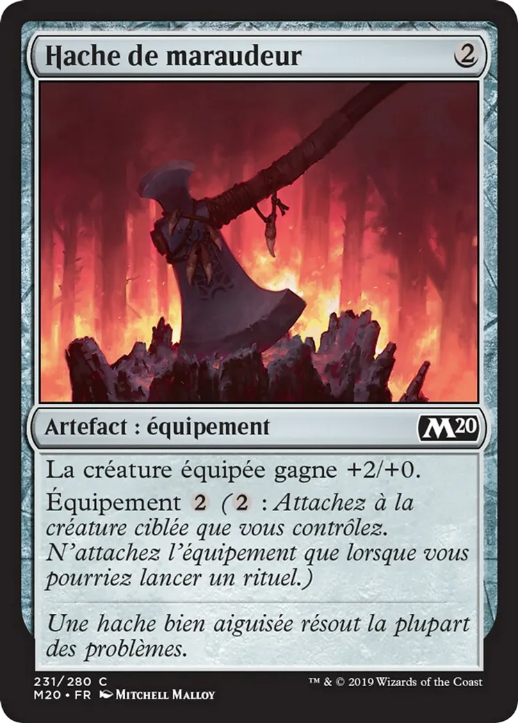 Hache de maraudeur — Core Set 2020 — Magic: The Gathering