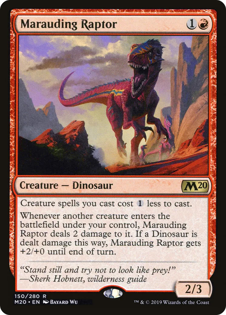 Marauding Raptor — Core Set 2020 — Magic: The Gathering