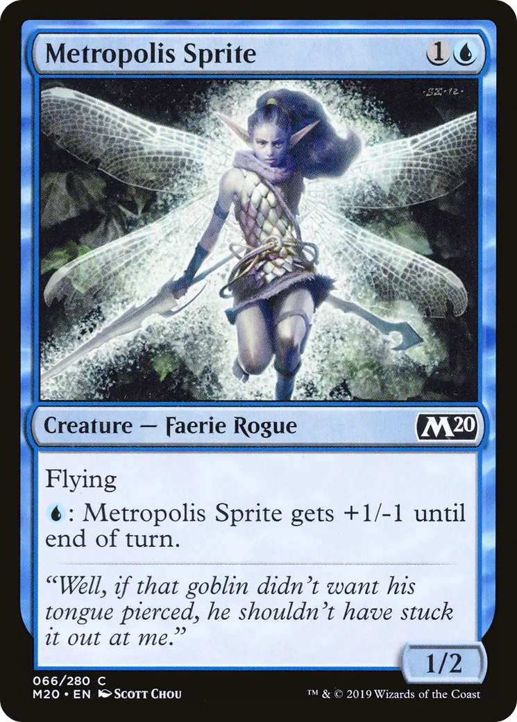 Metropolis Sprite — Core Set 2020 — Magic: The Gathering