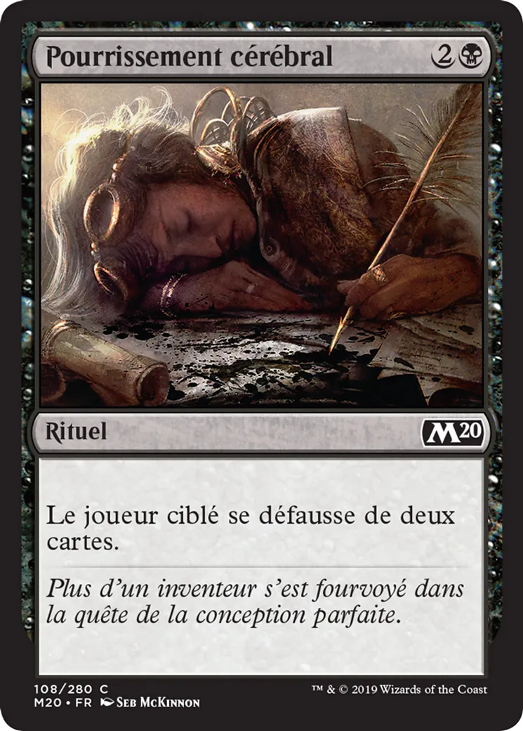Pourrissement cérébral — Core Set 2020 — Magic: The Gathering